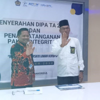 Penyerahan DIPA MTsN 2 Kota Bengkulu