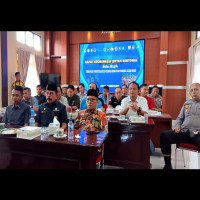 Persiapan Nataru, Kakan Kemenag Benteng Hadiri Rapat Lintas Sektoral