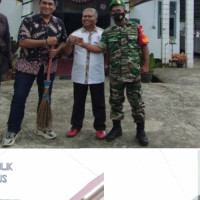 Sambut HAB Ke-77, Kemenag Lebong dan Jajarannya Adakan Bakti Sosial Bersih -Bersih Rumah Ibadah