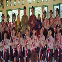 Upacara Pelepasan LT III Kontingen Pramuka MTsN 2 Kota Bengkulu